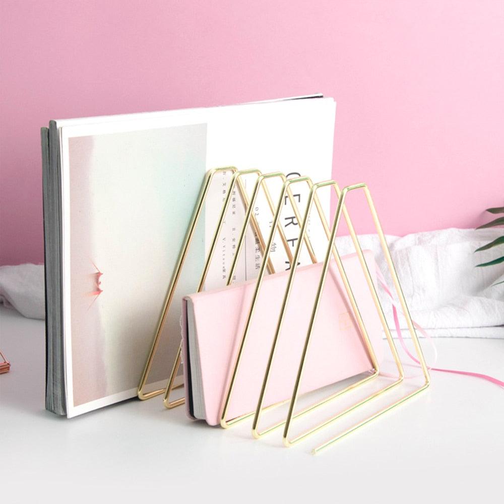 Geometric Book Organzier Book Selve