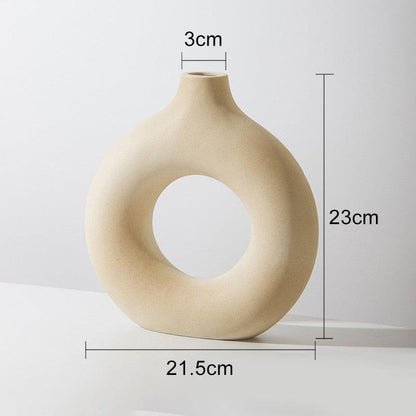 Ella Round Donut Vase