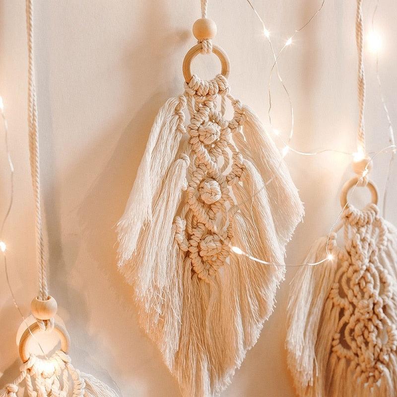 Macrame Leaf Wall Art