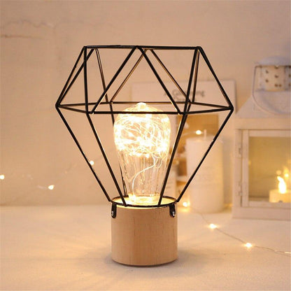 Copper Wire LED Bedside Desk Table Lamps