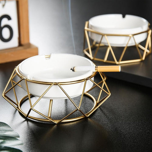 Geometric Ceramic Tray Home Decoration