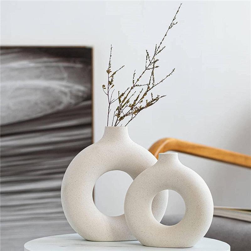 Ella Round Donut Vase