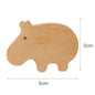 Animal Shape Wall Hanging Wooden Hook