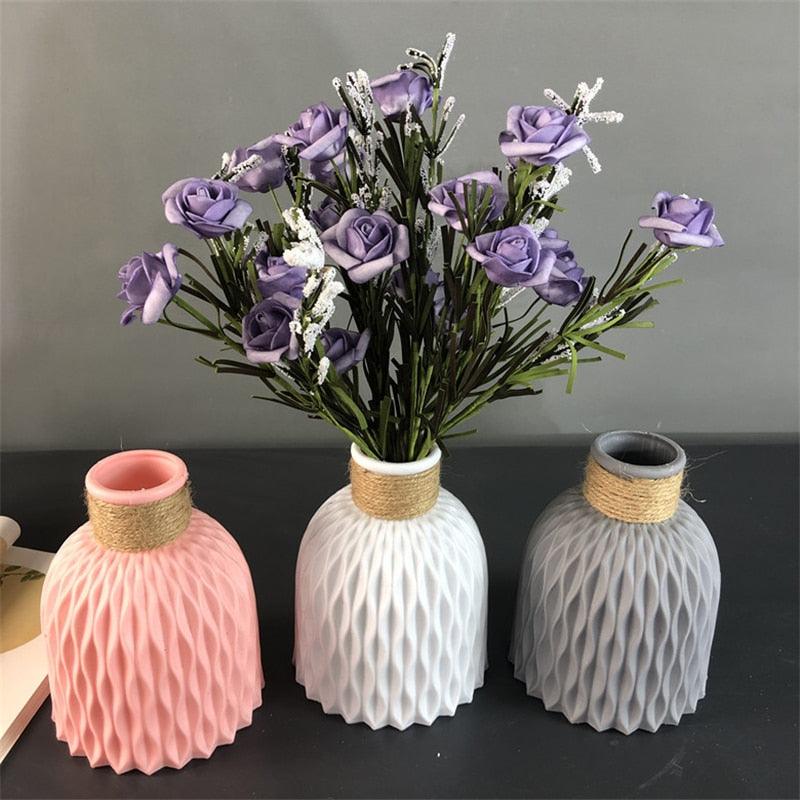 Unbreakable Modern Plastic Vases