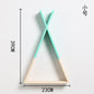 Wooden Teepee Shelving Wall Shelf